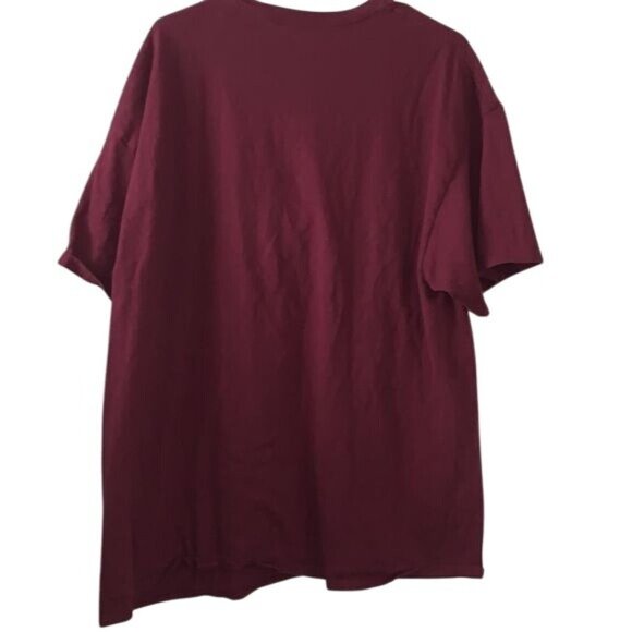 American Gangster 2XL Maroon Graphic T-Shirt 100% Cotton - Picture 6 of 7